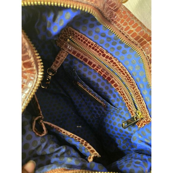 Rebecca Minkoff Croc Print Embossed Leather Medium Sized Shoulder/Handbag - Picture 5 of 11